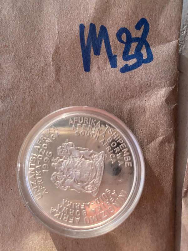 1996 South Africa Silver Proof R2 - Capsulated