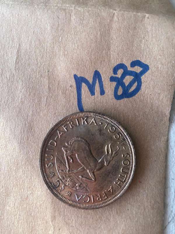 Excellent 1951 SA Union 5 Shilling up for grabs.