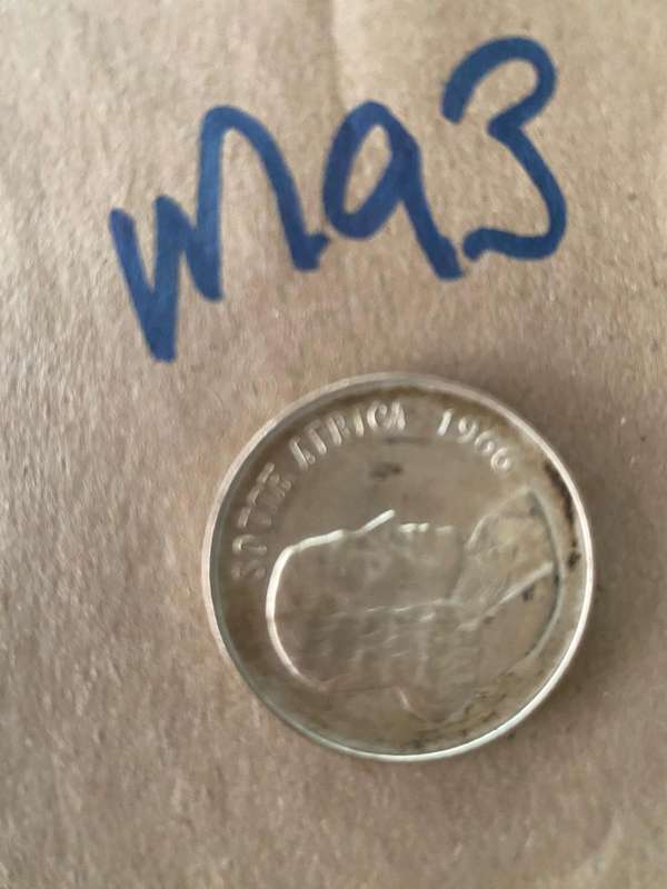 1966 Silver R1,00 in perfect condition Proof/UNC
