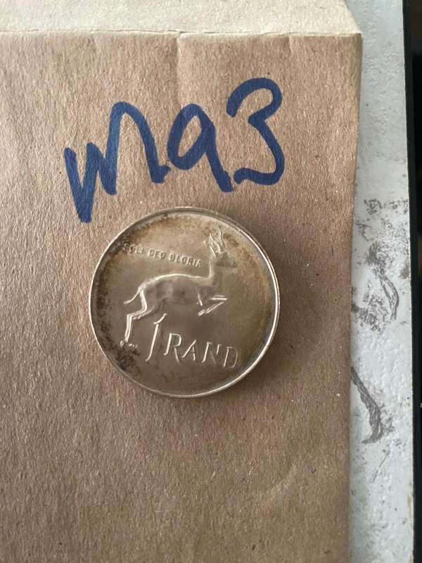 1966 Silver R1,00 in perfect condition Proof/UNC