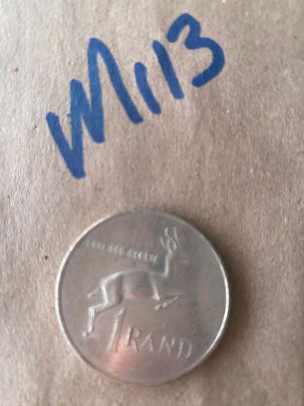 1967 Excellent South Africa Silver R1 - UNC