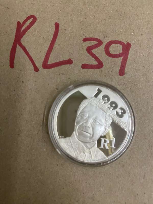 2007 Silver Proof R1 - Mandela Nobel Price Winner - The perfect coin for your collection