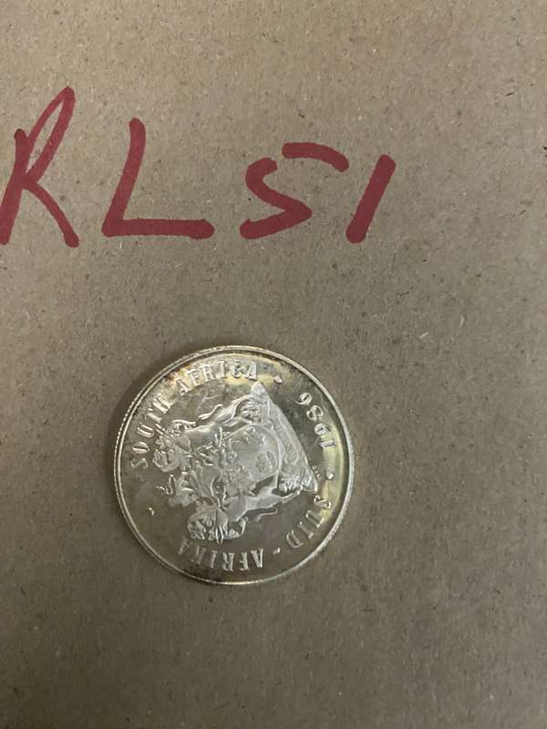 1986 Mining SIlver R1 Proof with great toning