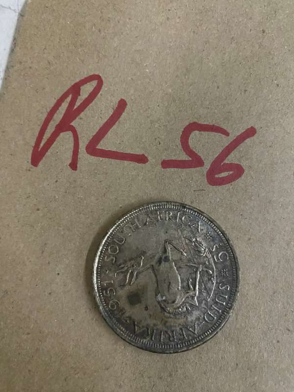 Great 1951 SA Union 5 Shilling - Silver