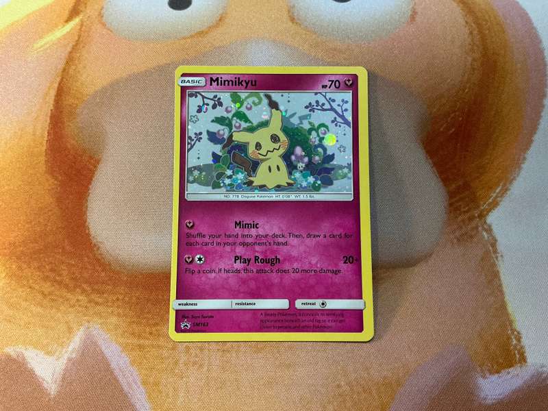 Mimikyu SM163 Pokémon Sun & Moon Black Star Promo Holo Card