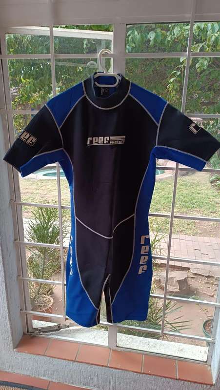 Reef Wetsuit Mens Tunic - Blue & Black Large