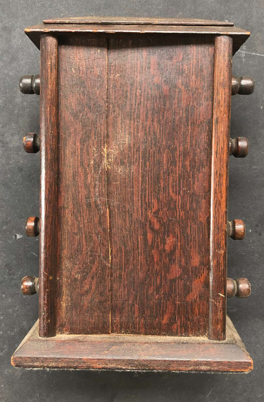 PERPETUAL DESK CALENDER OAK ANTIQUE