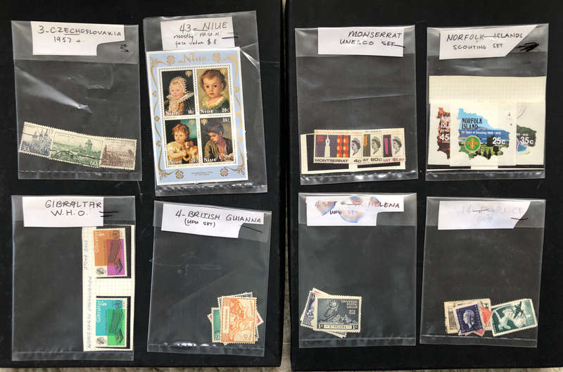 Stamps 17 Packets Sorted by Collector