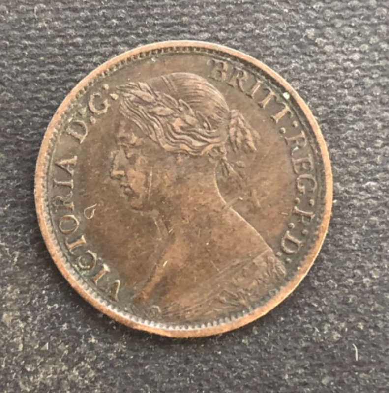 FARTHING 1866 UK