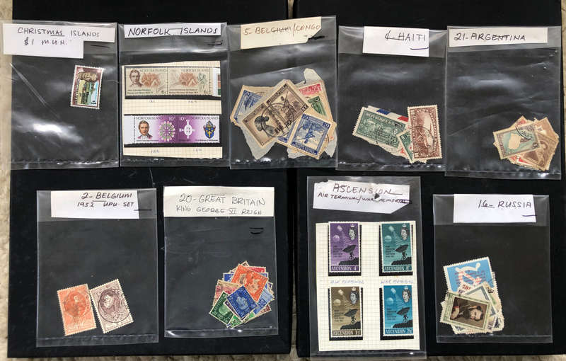 Stamps 17 Packets Sorted by Collector