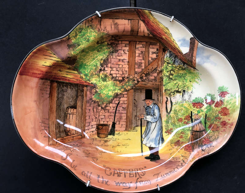 ROYAL DOULTON GAFFERS SERIESWARE LARGE FRUIT BOWL D4210