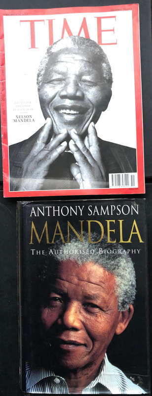 Time Magazine Mandela December 2013 Mandela by Anthony Sampson First Edition, Thick Book 678 Pages