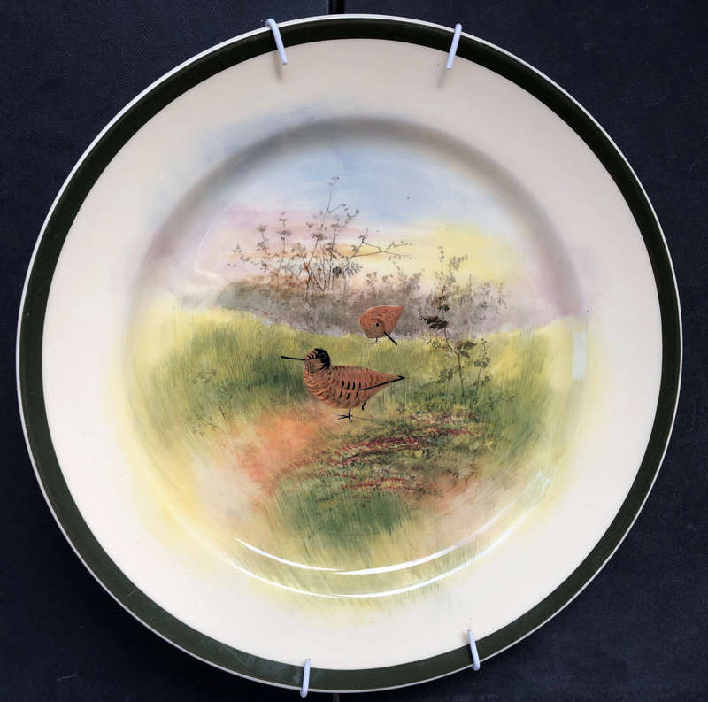 ROYAL DOULTON GAME BIRDS D4586 SERIESWARE RACK PLATE