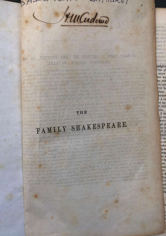 The Family Shakespeare 36 Plays Gilt Pages Thomas Bowdler