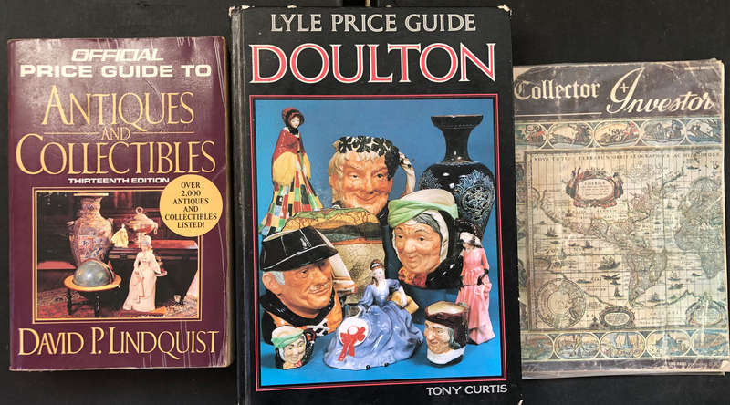 Antiques and Collectables by David P Lindquist Doulton by Tony Curtis Collector + Investor 3 Books