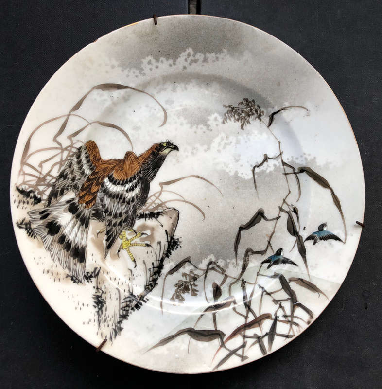JAPANESE HAND PAINTED PLATE