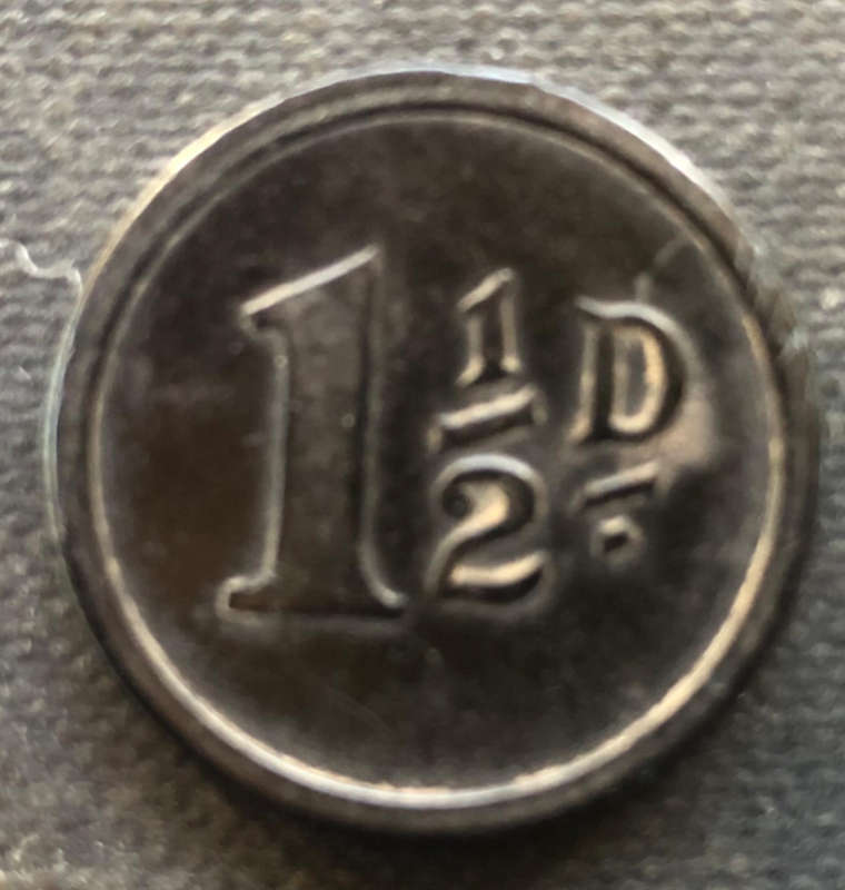 TOKEN VINTAGE JOHANNESBURG TRAMWAYS