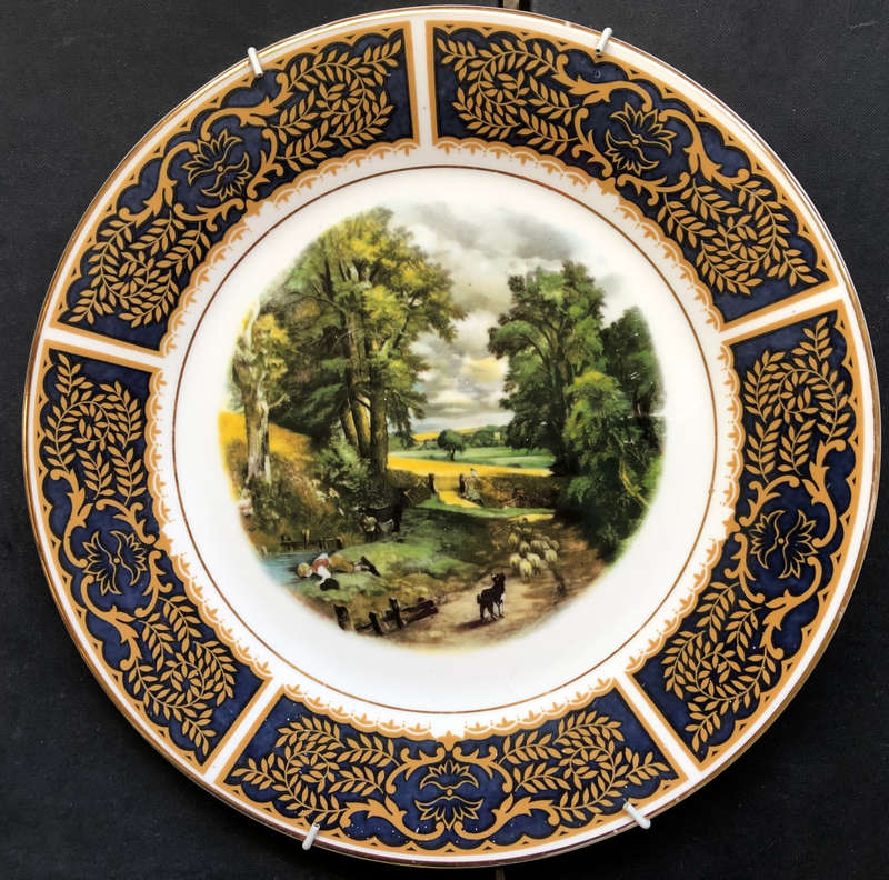 FINE CHINA ENGLISH RACK PLATE 27cm DIAMETER