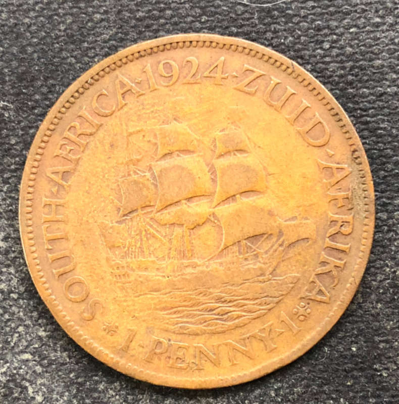 PENNY 1924 UNION OF SOUTH AFRICA
