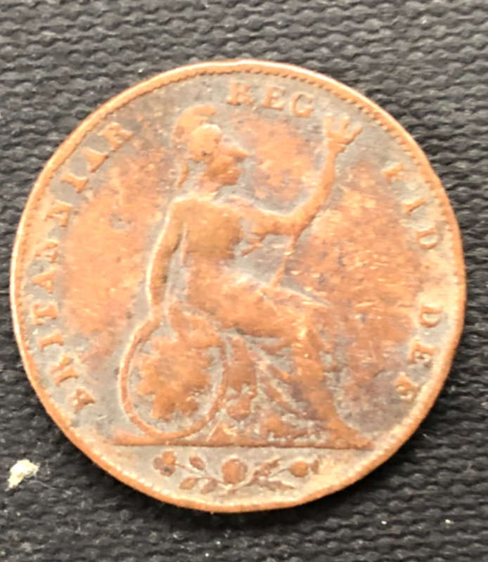 UK 1838 FARTHING