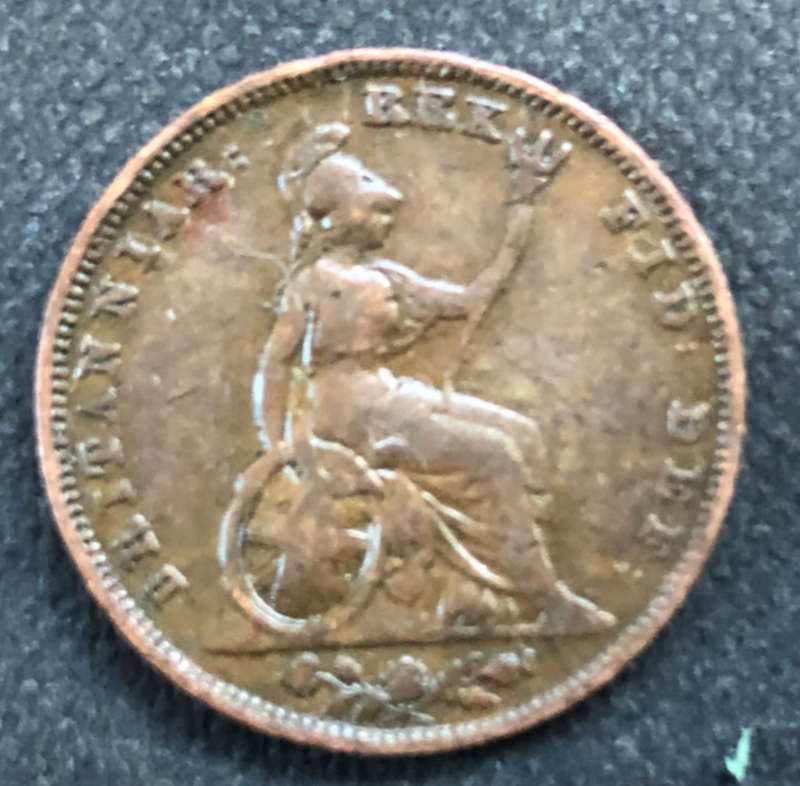 FARTHING ONE THIRD 1835 UK
