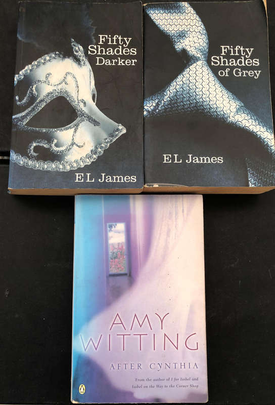 After Cynthia by Witting Fifty Shades of Grey by James Fifty Shades Darker by James Total of 3 Books