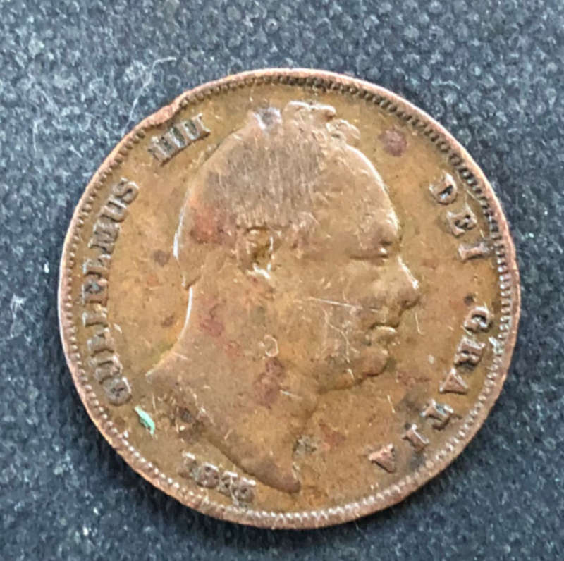 FARTHING ONE THIRD 1835 UK
