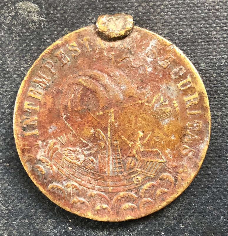 MEDAL VINTAGE 'SAFETY AT SEA' ST. GEORGE"S MEDAL