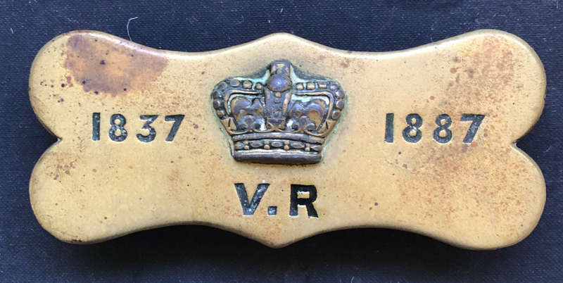 HORSE BRASS QUEEN VICTORIA 1837 to 1887 50 YEAR JUBILEE