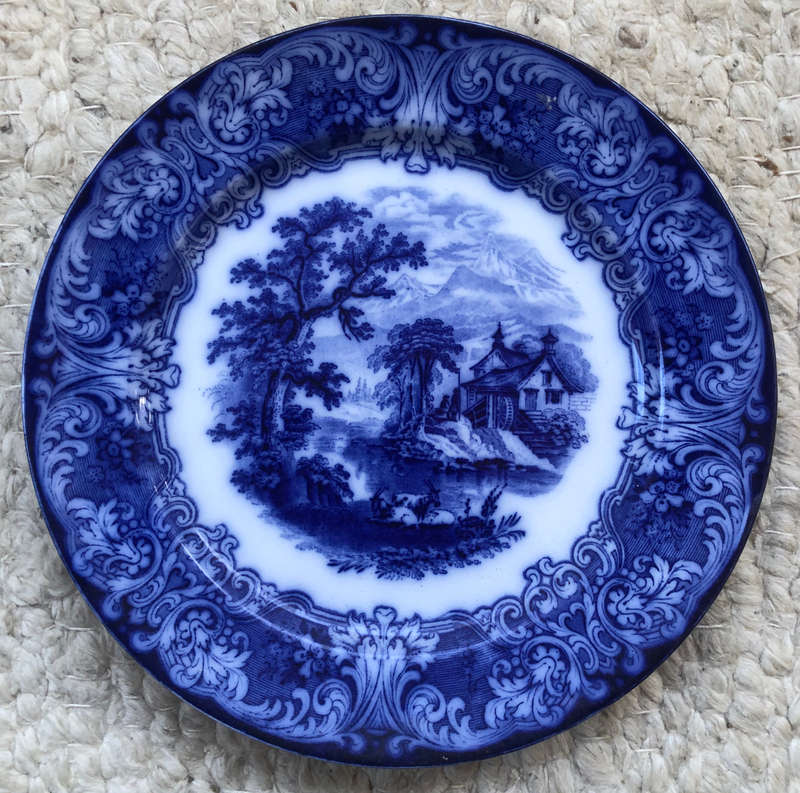 ROYAL DOULTON BURSLEM GENEVA DINNER PLATE ROYAL COBALT BLUE