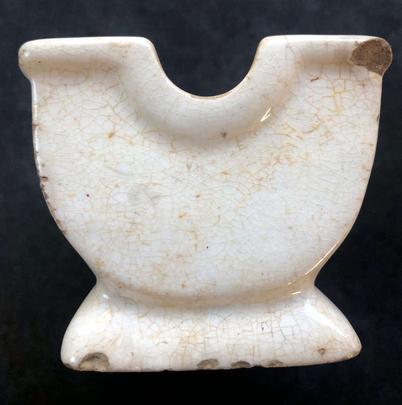 ANTIQUE `THE SERIES` PORCELAIN POSTAGE STAMP BASIN