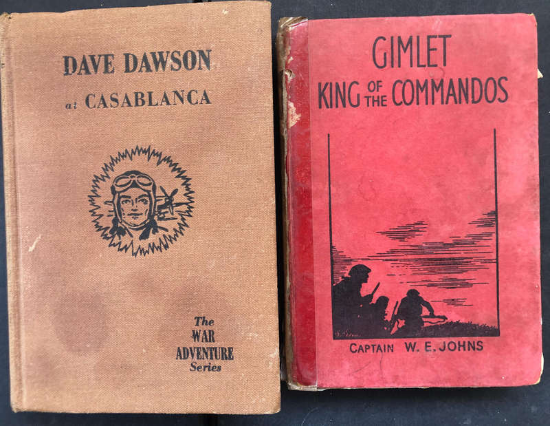 Dave Dawson at Casablanca by R Sidney Bowen Gimlet King of the Commandos by Capt Johns