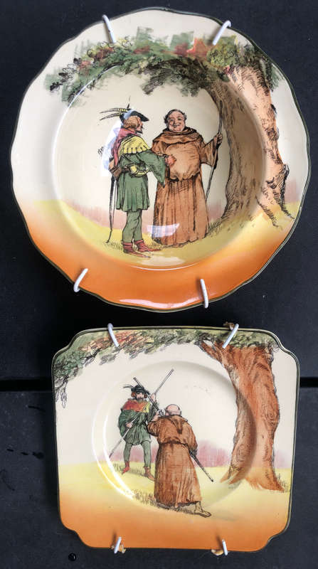 ROYAL DOULTON UNDER THE GREENWOOD TREE BOWL AND SMALL PLATE SERIESWARE