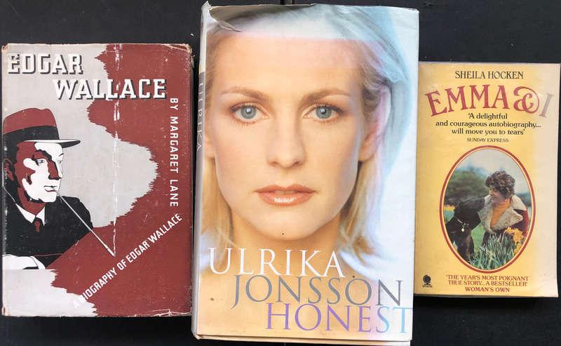 Honest by Ulrika Jonsson First Edition Edgar Wallace by Lane First Edition Emma and I by Hocken