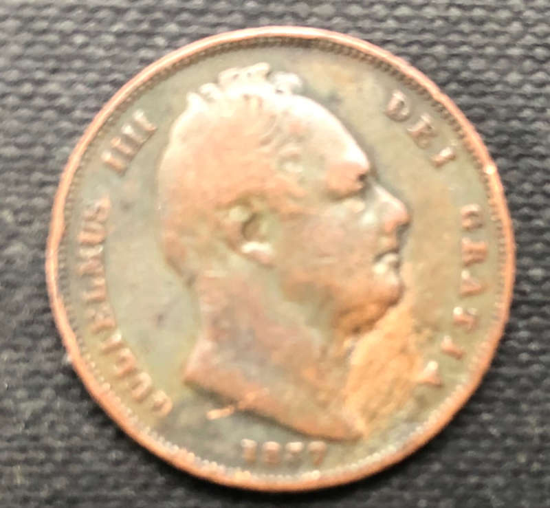 FARTHING 1837 UK