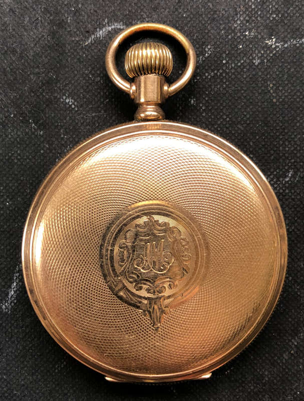 ELGIN GOLD PLATED POCKET WATCH ANTIQUE WORKING CONDITION