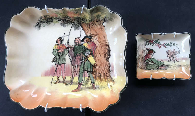 ROYAL DOULTON UNDER THE GREENWOOD TREE FRUIT BOWL AND SMALL DISH SERIESWARE