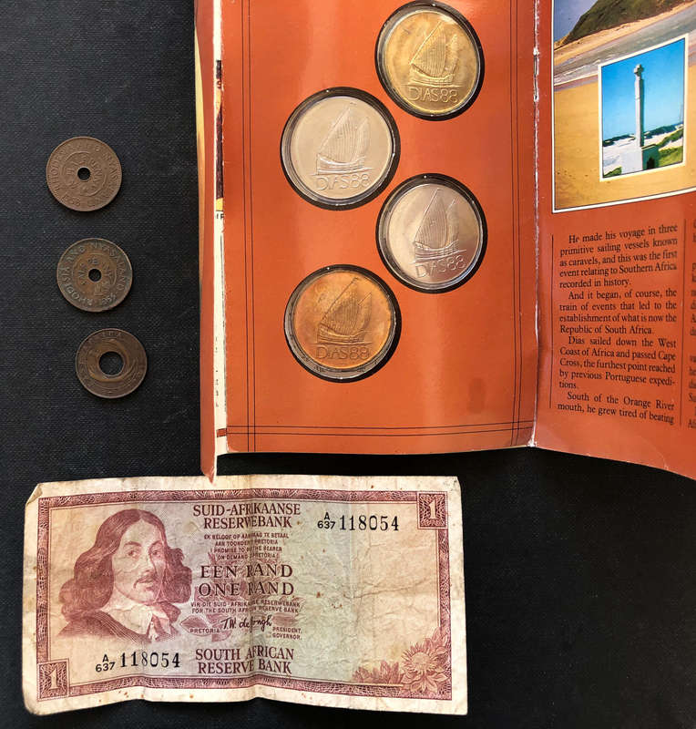 DIAZ 88 COINS De Jongh 1 Rand Note Rhodesia and Nyasaland 1955 1958 1/2 Pennies East Africa 1924 1c