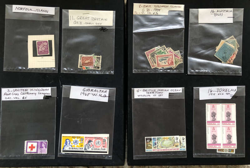 Stamps 17 Packets Sorted by Collector