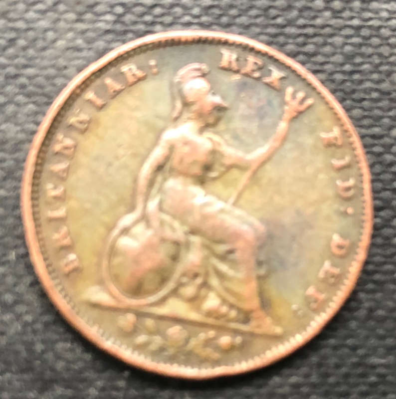 FARTHING 1837 UK