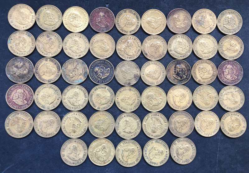 ONE CENT RSA FIRST DECIMAL SERIES COLLECTION OF 50