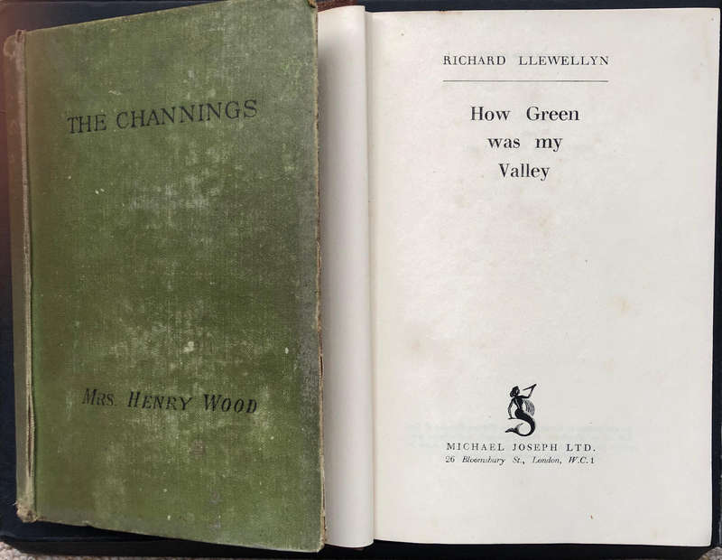 How Green was my Valley by Richard Llewellyn First Edition The Channings by Mrs Henry Wood 1895