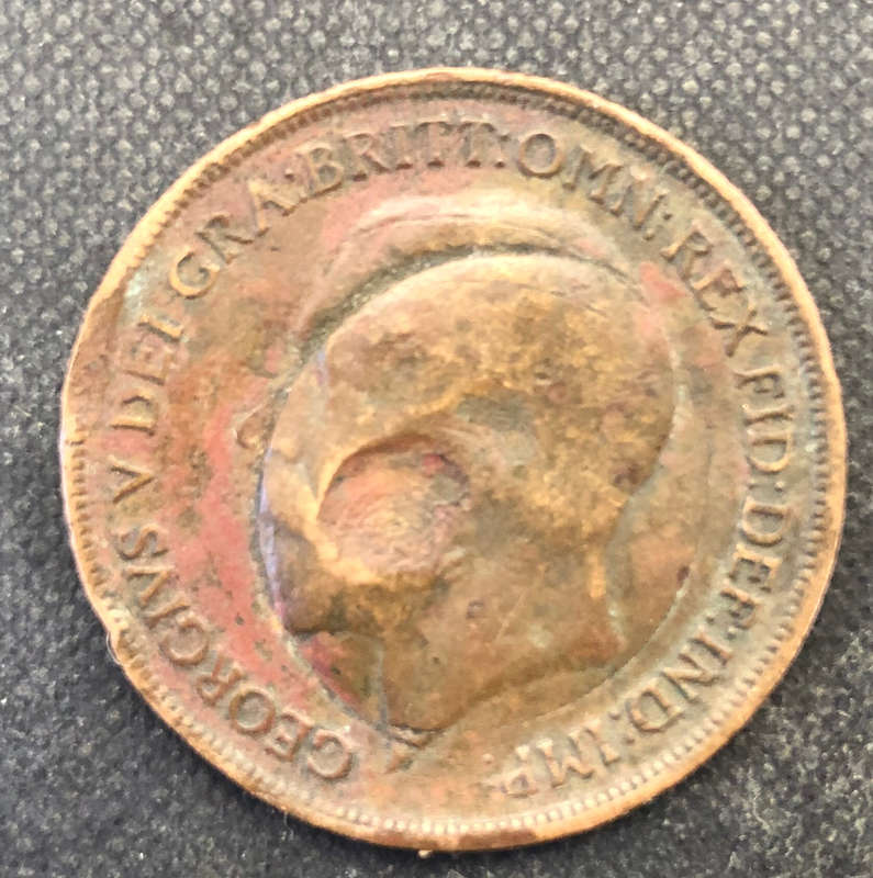 PENNY 1917 UK ERROR