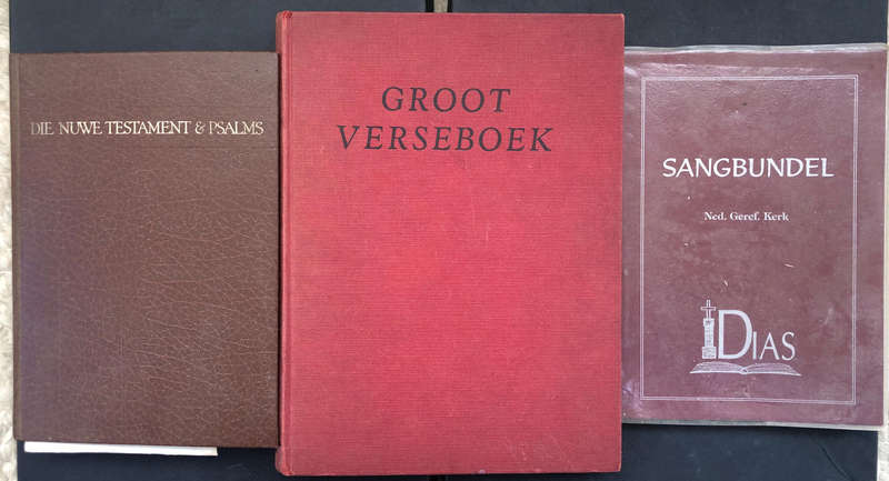 Sangbundel NGK Groot Verseboek Die Nuwe Testament & Psalms 3 Boeke