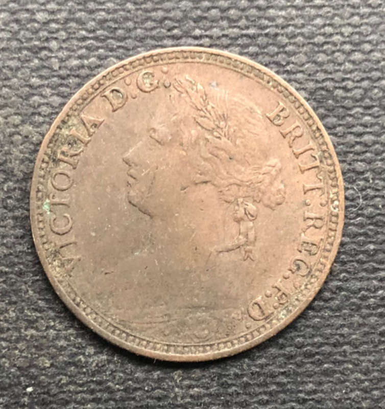 FARTHING 1874H UK
