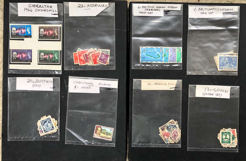 Stamps 17 Packets Sorted by Collector