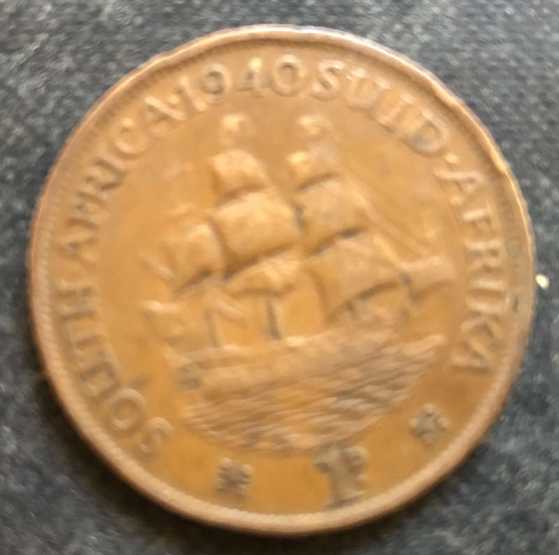PENNY 1940 NO STAR AFTER DATE UNION OF SOUTH AFRICA