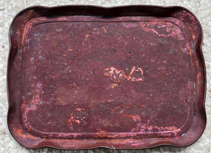 COPPER TEA TRAY VINTAGE