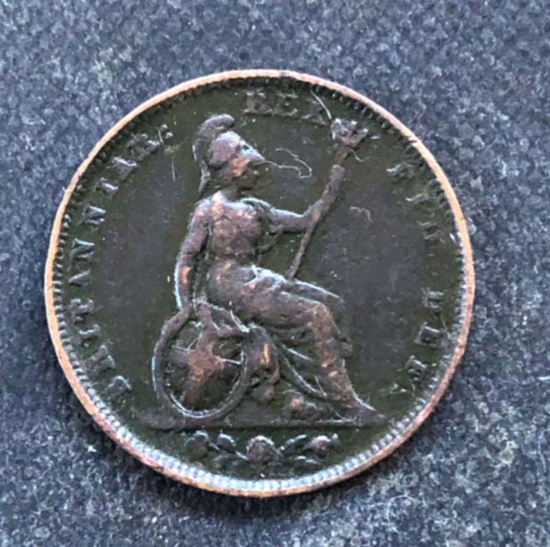 FARTHING 1826 GEORGE IV UK