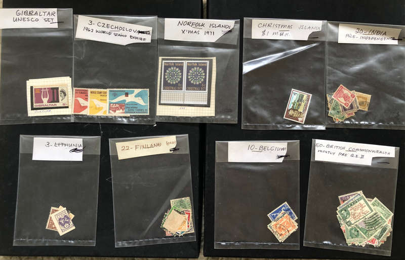 Stamps 17 Packets Sorted by Collector
